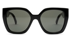 Trapezförmige Gucci Sonnenbrille (schwarz) 1300S 001