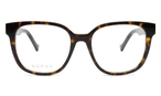 Trapezförmige Gucci Brille (havanna) 1305OA 002