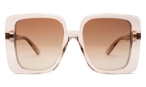 Trapezförmige Gucci Sonnenbrille (rosé) GG1314S 005