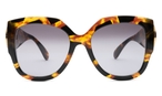 Schmetterlingsförmige Gucci Sonnenbrille (havanna) GG1407S 002