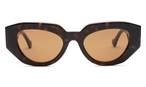 Katzenaugenförmige Gucci Sonnenbrille (havanna) GG1421S 002