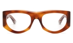 Trapezförmige Gucci Brille (braun) GG1917S