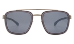 Trapezförmige ic! berlin Sonnenbrille (grau) ic!berlin Jacob bronze-grey-matt 5221