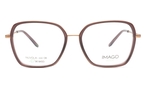 Trapezförmige Imago Verde Brille (rosé, violett) Nuvola 08