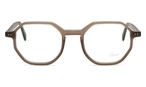 Hexagonale Lunor Brille (grau) A11 455 30M