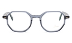 Hexagonale Lunor Brille (blau) A11 455 32