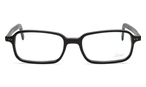 Trapezförmige Lunor Brille (schwarz) A12 503 01M