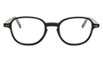 Trapezförmige Lunor Brille (schwarz) A12 507 01