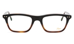 Trapezförmige Lunor Brille (schwarz, braun) A13 550 51