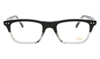 Trapezförmige Lunor Brille (schwarz, transparent) A13 550 52