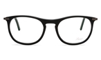 Pantoförmige Lunor Brille (schwarz) Mod 02 01 matt