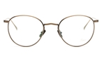 Pantoförmige Lunor Brille (braun) AG BR