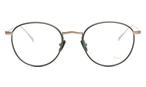 Pantoförmige Lunor Brille (goldfarben) M9