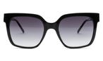 Trapezförmige Mini Eyewear Sonnenbrille (schwarz) 747026 52