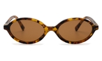 Ovale Miu Miu Sonnenbrille (havanna) Miu Miu MU04ZS 19P2Z1 5018