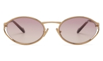 Ovale Miu Miu Sonnenbrille (gold) Miu Miu MU52YS 5AK06S 5421