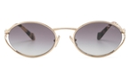 ovale Miu Miu Sonnenbrille (gold) Miu Miu MU52YS ZVN5D1 5421