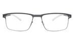 Trapezförmige Mykita Brille (grau) Dennis 006