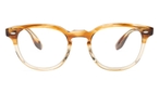 Panto/Runde Oliver Peoples Brunello Cucinelli Brille (braun, transparent) OV5485U 1674