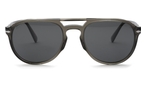 Pilotförmige Persol Sonnenbrille (grau) PO3235S 110348