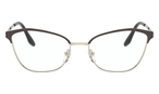 Katzenaugenförmige Prada Brille (schwarz) PR 62XV AAV1O1