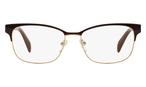 Rechteckige Prada Brille (rot) PR 65RV UAN1O1