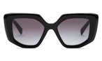 Schmetterlingsförmige Prada Sonnenbrille (schwarz) PR14ZS 1AB09S