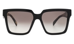 Quadratische Prada Sonnenbrille (schwarz/havanna) PR24ZS 1AB0A7 5616