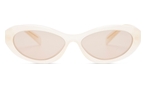 Schmetterlingsförmige Prada Sonnenbrille (weiß) PR26ZS 12V4I2 5516