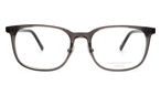Trapezförmige ProDesign Brille (grau) Elate 2N 6525 5619
