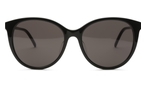 Schmetterlingsförmige Saint Laurent Sonnenbrille (schwarz) SLM82/F 001