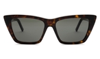Schmetterlingsförmige Saint Laurent Sonnenbrille (havanna) SL276 033