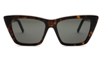 Schmetterlingsförmige Saint Laurent Sonnenbrille (havanna) SL276 033