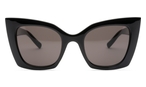 Katzenaugenförmige Saint Laurent Sonnenbrille (schwarz) SL552 001