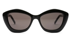 Schmetterlingsförmige Saint Laurent Sonnenbrille (schwarz) SL68 001