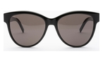 Schmetterlingsförmige Saint Laurent Sonnenbrille (schwarz) SLM107 001