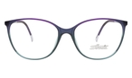 Schmetterlingsförmige Silhouette Brille (blau, violett) 1601/75 4010