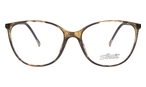 Schmetterlingsförmige Silhouette Brille (braun) 1601/75 9210