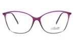 Schmetterlingsförmige Silhouette Brille (violett) 1607/75 4040