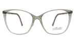 Schmetterlingsförmige Silhouette Brille (grün) 1610/75 5540