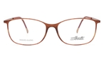 Schmetterlingsförmige Silhouette Brille (braun) Silhouette 1572/40 6206 5416