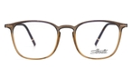 Trapezförmige Silhouette Brille (braun) Silhouette 2963/75 6030 4919