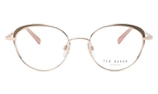 Schmetterlingförmige Ted Baker Brille (gold) Flora 2274 114