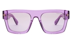 Trapezförmige Tom Ford Sonnenbrille (violett) FT0711 81Y