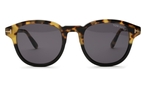 Trapezförmige Tom Ford Sonnenbrille (havanna) FT0752 56A