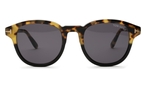 Trapezförmige Tom Ford Sonnenbrille (havanna)  FT0752 56A