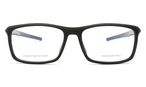 Quadratische Tommy Hilfiger Brille (blau, matt) TH1956 0VK