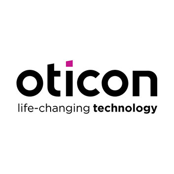 Logo von oticon.